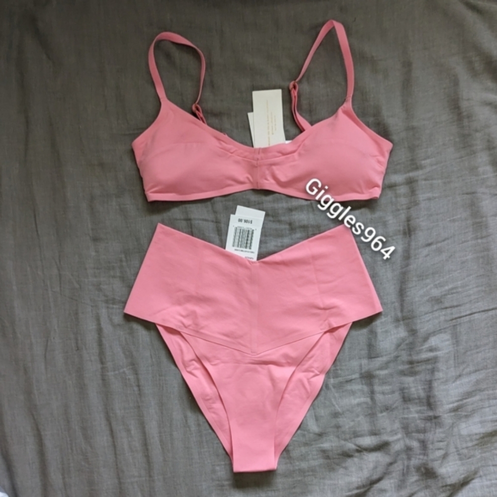 L*Space Fused Alec Ry Bikini Set Guava Pink - Picture 4 of 4